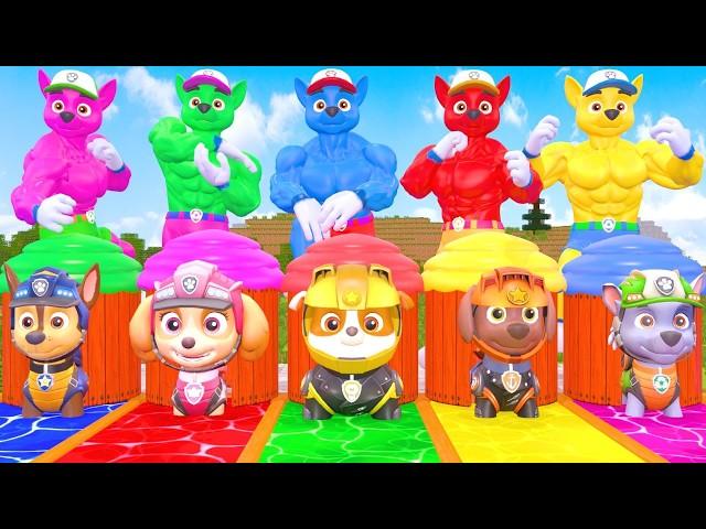 PAW Patrol Guess The Right Door ESCAPE ROOM CHALLENGE Animal Cage Game Mammoth Elephant Lion Gorilla