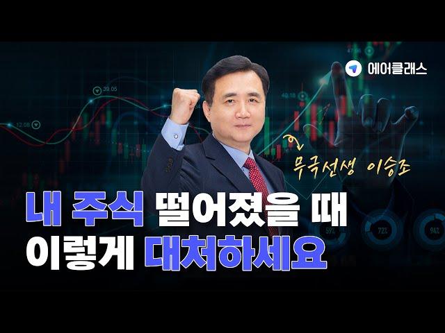 내 주식 떨어졌을 때 이렇게 대처하면 손해 안 봅니다!｜에어클래스 주식 클래스 ｜무극선생 이승조