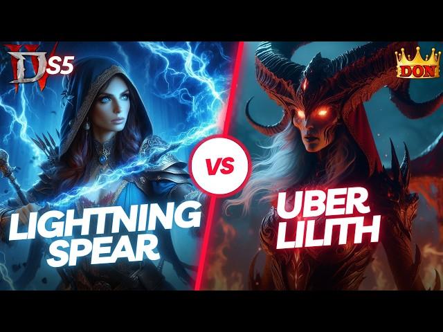 Lightning Spear Wrecks Uber Lilith and the Tormented Bosses too Diablo 4