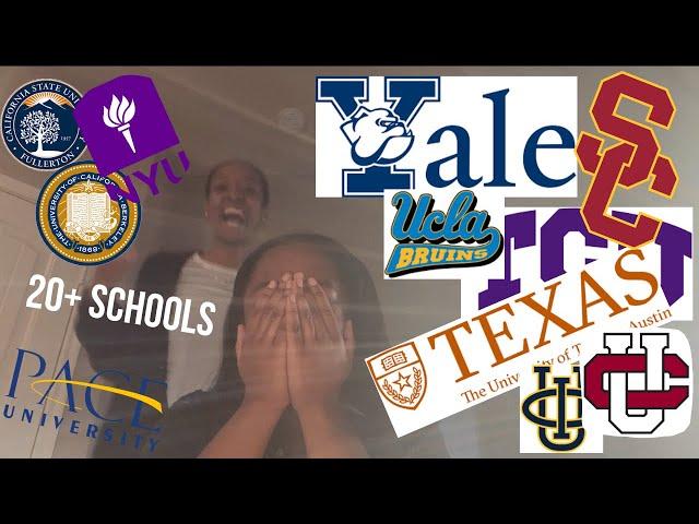 COLLEGE DECISION REACTION 2023 | I GOT INTO MY TOP SCHOOL!!