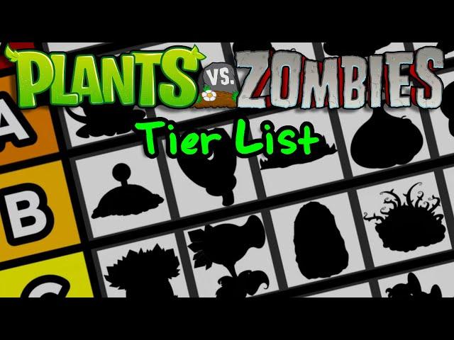 Ranking EVERY PLANT in Plants Vs. Zombies (TIER LIST)