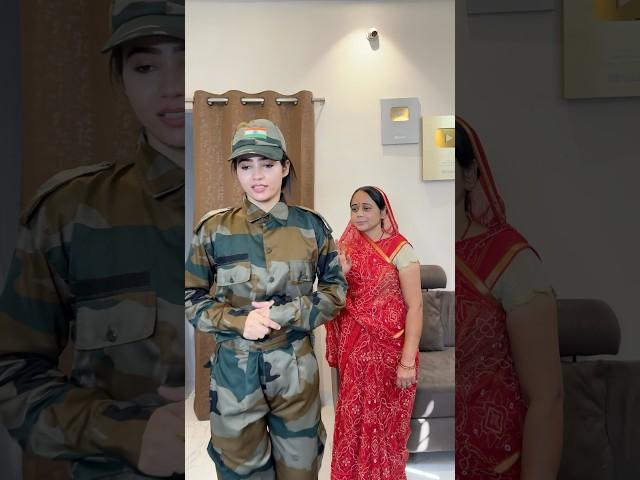 Ek beti sirf ghr nhi pure desh ko smbhal sakti hai #shorts #army #viralvideo  #youtubeshorts