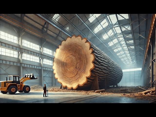 The Power of Technology: Explore Modern Wood Processing Process!