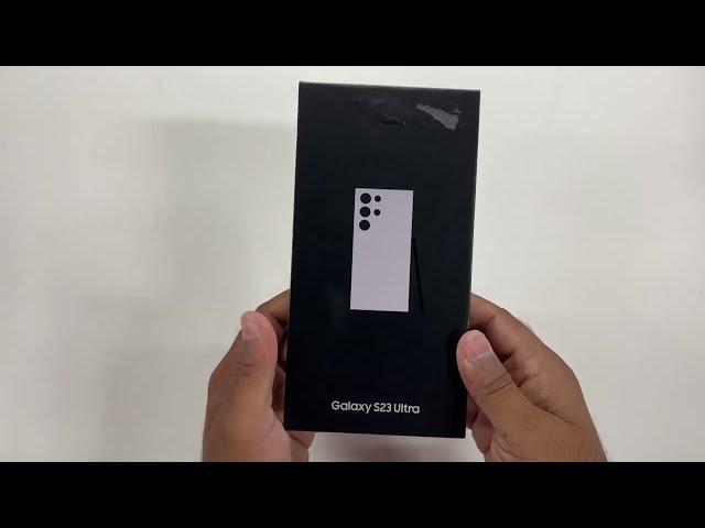 Unboxing SAMSUNG Galaxy S23 Ultra - Lavender