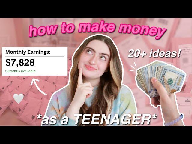 how to make money FAST as a TEEN! *age 12,13,14,15,16*