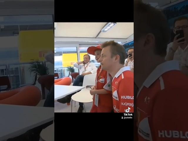 Raikkonen comforting a young fan  #f1 #formula1 #formulaone #mustsee