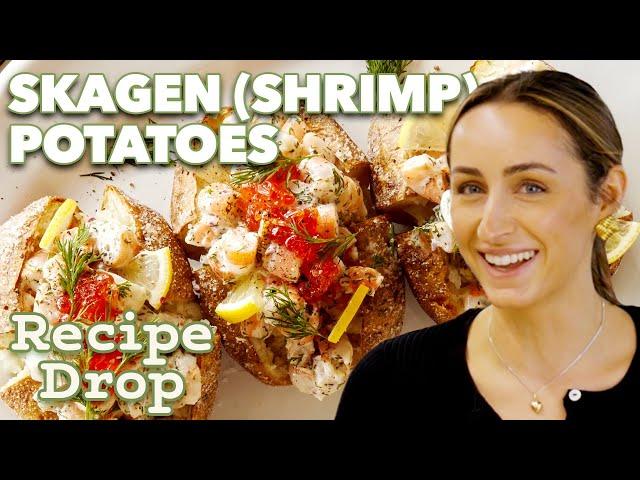 Skagen (Swedish Shrimp Salad) Baked Potatoes | Recipe Drop | Food52