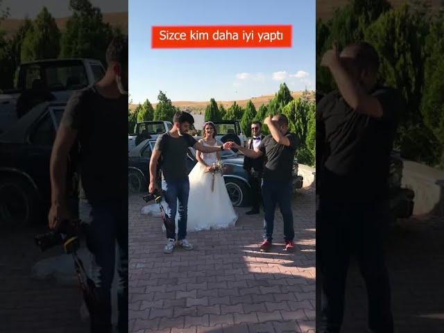 Gelin mi yoksa fotoğrafçı mı ???/ Gelin damat  Komik Anılar       ŞAHAN FOTOĞRAFÇILIK #shorts