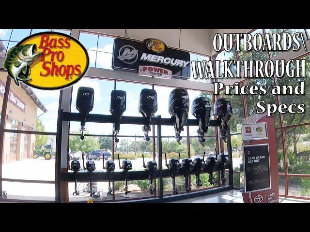 Bass Pro Shop Outboards Walk-through. Prices, and Specs Mercury Optimax, Verado. Bass Pro shop boats