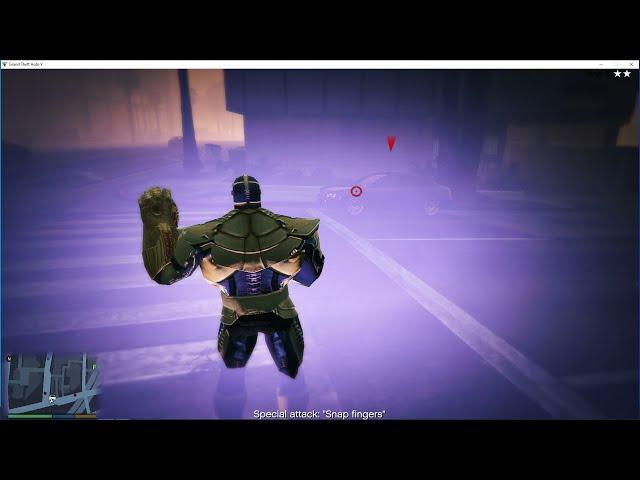 Play as Thanos in GTA V
