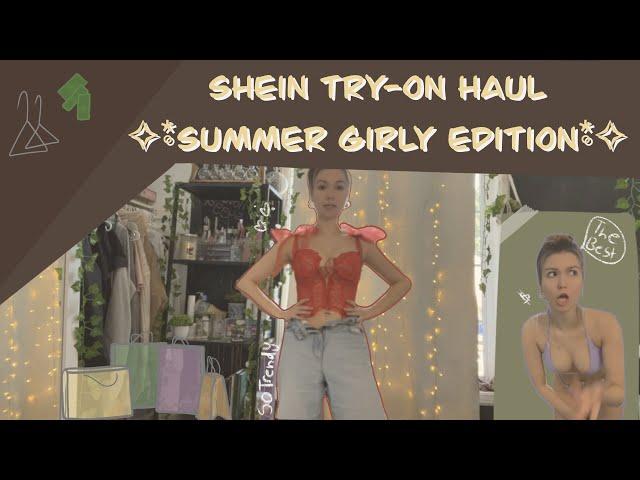 SHEIN SUMMER TRY ON HAUL 2022 l aesthetic and girly try on️