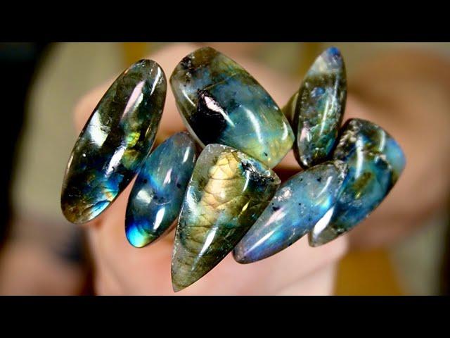 Making Flashy Gemstone Cabochons | Labradorite