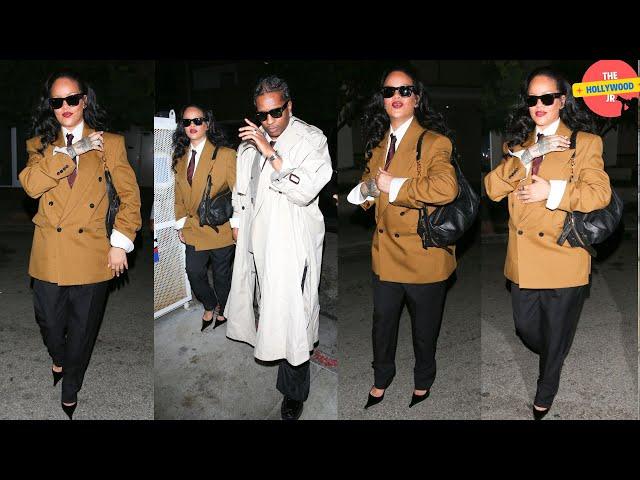 RIHANNA CELEBRATES 37TH BIRTHDAY WITH ASAP ROCKY AT THE NICE GUY IN WEHO!