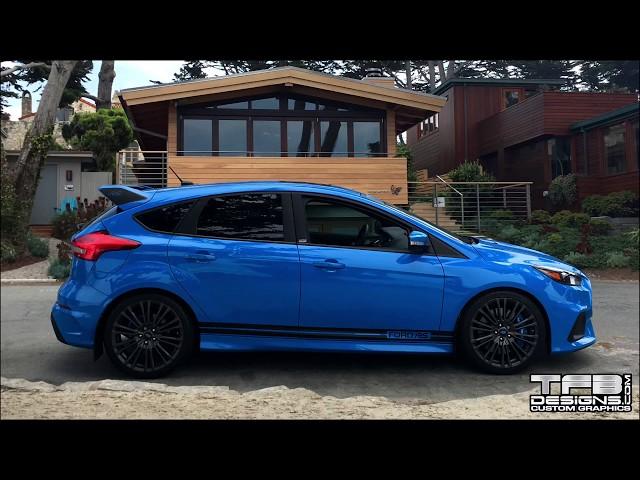 Ford Focus RS Spoiler Side Decal Installation by TFB Designs