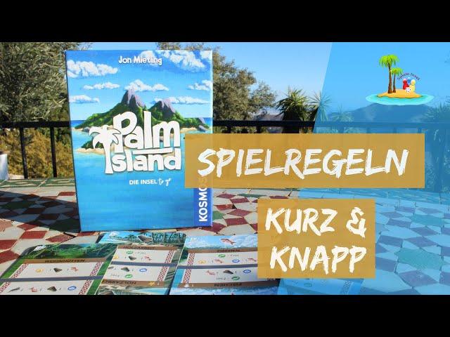 Palm Island - Spielanleitung (Kosmos) Baue eine Insel auf deiner Hand