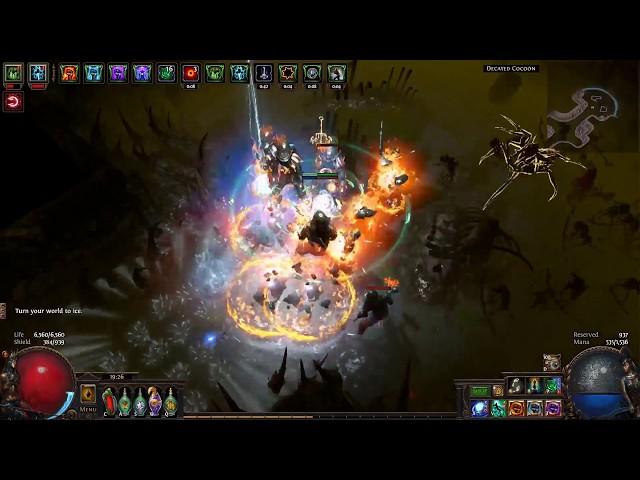 PathOfExile 3.2 Blade Vortex Elementalist T15 Carcass
