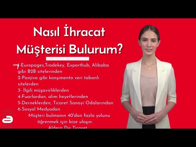 Nasıl İhracat Müşterisi Bulurum ?