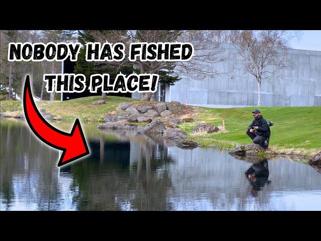 I Sneaked On To A Golf Course ️ To Catch BIG TROUT! Was It Worth It? 🫣