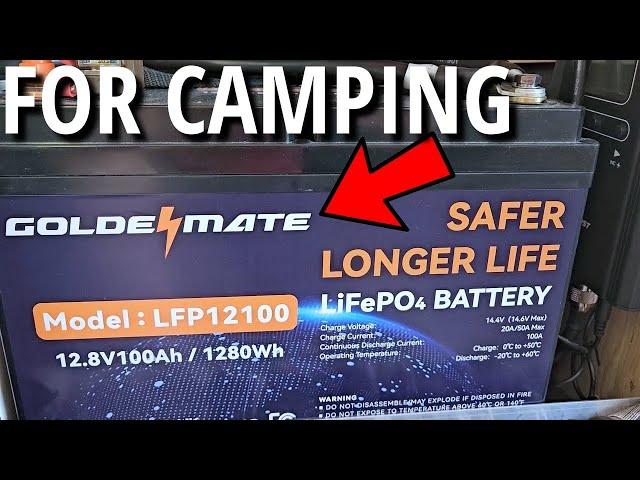 GoldenMate LFP12100 LiFePo4 Battery | K7SW ham radio