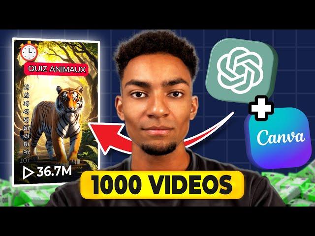 J’ai Créé 1000 Vidéos TikTok en 10 MINUTES avec l’IA (Chat GPT + Canva)