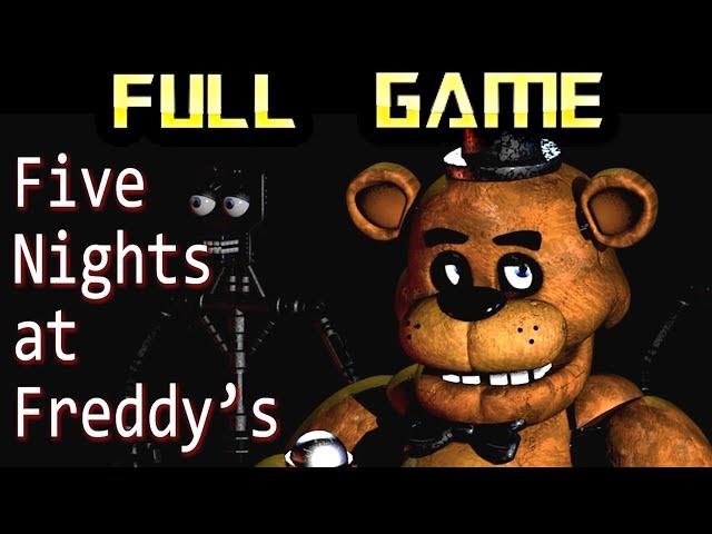 Five Nights at Freddy's | Full Game Walkthrough | No Commentary