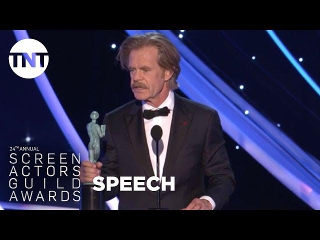 William H. Macy: Acceptance Speech | 24th Annual SAG Awards | TNT