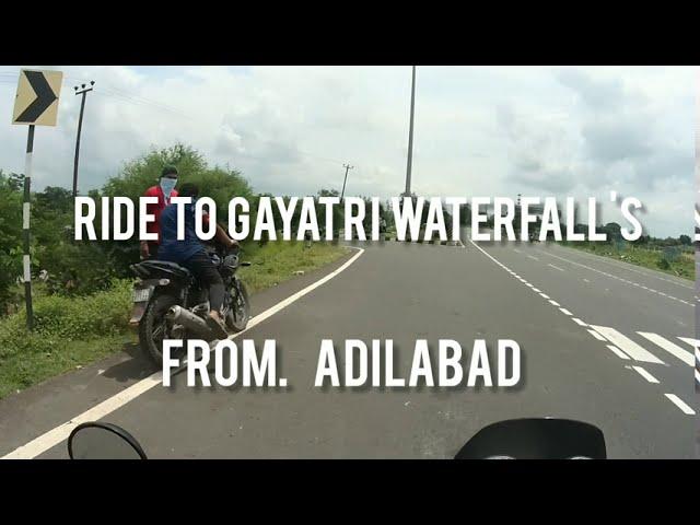 Gayatri  waterfalls- ADILABAD -Ride on #interceptor650 #offroading  #waterfalls #adilabad