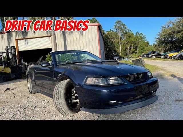 Preparing my Mustang to Drift - Power Steering Cooler, Angle Kit Tuning, Roll Bar, and Wheel Spacers