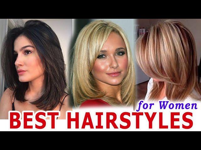 Best Hairstyles 2024 for Women Over 40 to Look Younger. Medium-length haircuts.