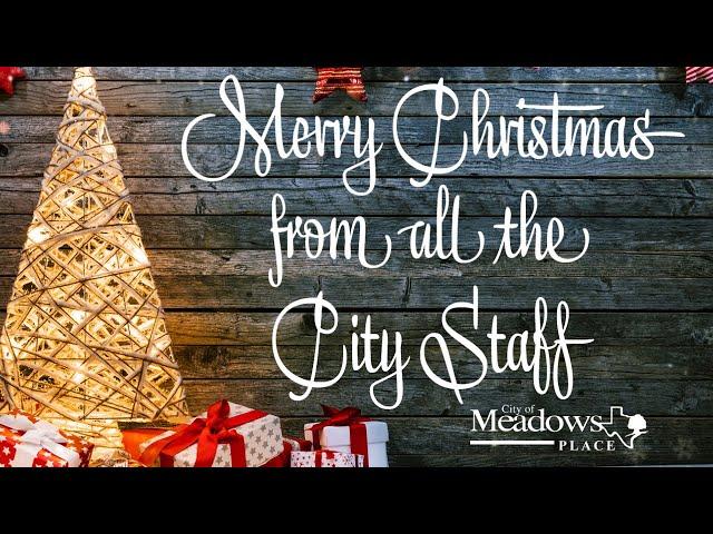 City of Meadows Place | Christmas Staff Video 2022