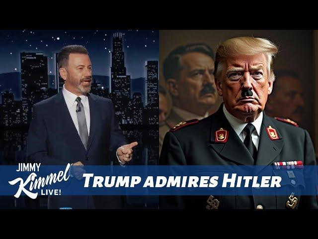 Jimmy Kimmel Brutally Slams Trump for Praising Hitler – ‘Hitler Did Some Good Things‘