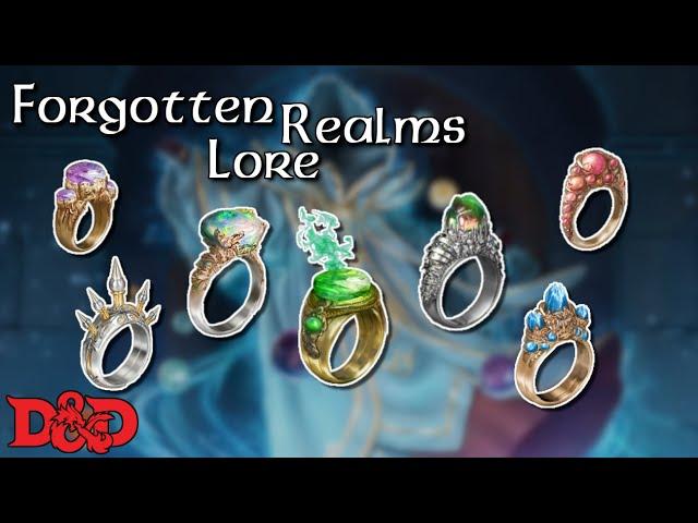 The 7 Lost Rings of Mhzentul | D&D Artifact