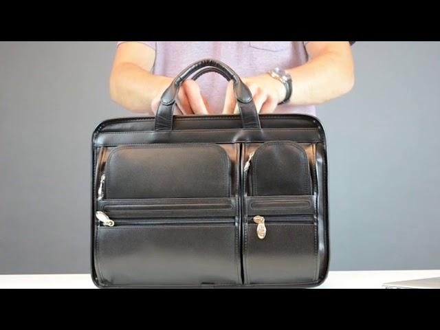 The Hubbard Leather Briefcase for Men - The Real Leather Company