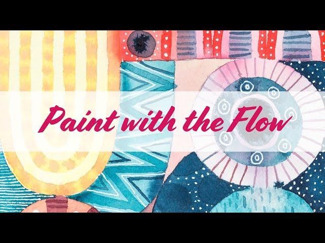 Intuitive Painting | Paint Abstract Watercolour Patterns with me!