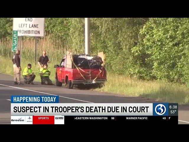 VIDEO: Man accused of killing state trooper set to face a judge