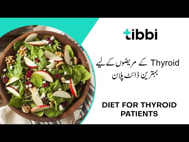 Complete diet plan for thyroid patients | English / Urdu | tibbi