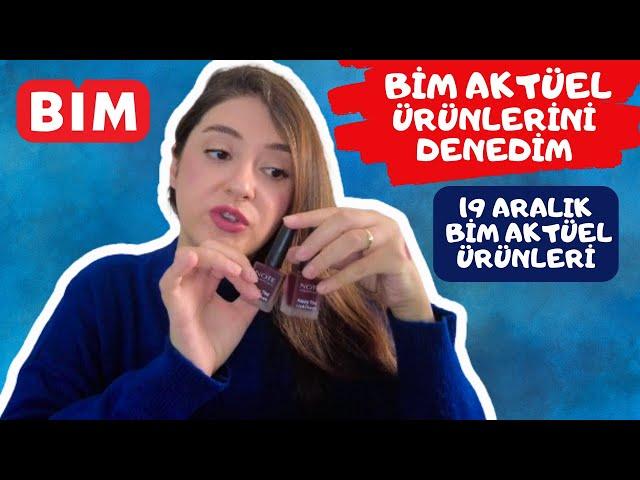 19 ARALIK BİM AKTÜEL ÜRÜNLERİNİ DENİYORUM | NOTE LİP & CHEEK TİNTLER #bimaktüel