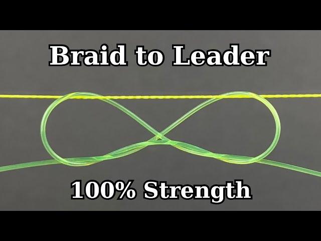 Amazing Knot to tie two Fishing Lines Together! | Braid to Mono or Fluorocarbon Leader