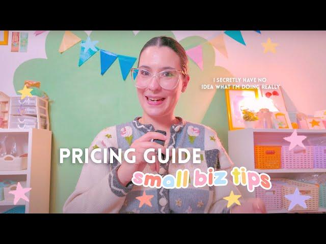 How to Price Products / Stationery shop & small biz price guide / how to calculate product pricing