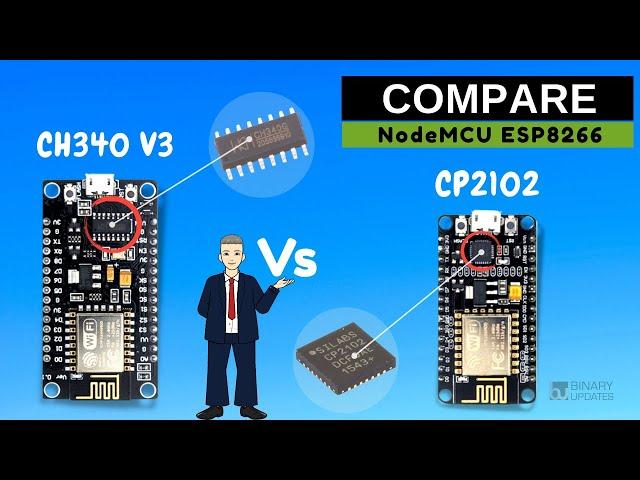 Compare Versions and Types of NodeMCU ESP8266 Boards