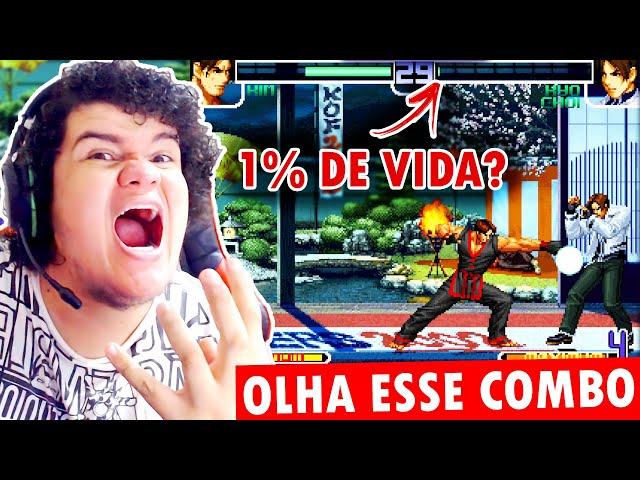 1% DE VIDA? UM COMBO SURPREENDENTE ACONTECEU: KOF 2002 PLUS NA ROLETA!!!