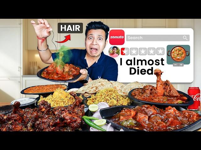 I Ordered From 0 Rated Restaurants From ZOMATO!!!! Scary Experience