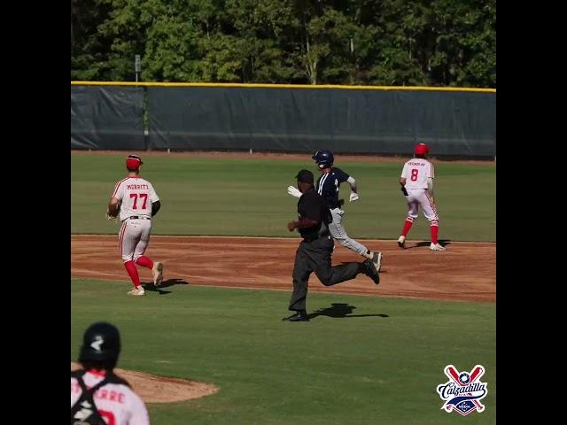 GOOD TRIPLE  OR BAD FIELDING ? #college #baseball #highlights