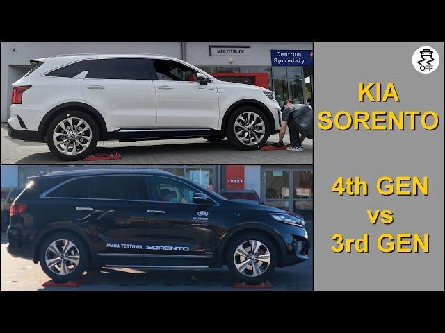 SLIP TEST - Kia Sorento AWD :  GEN 4 vs GEN 3  -  @4x4.tests.on.rollers