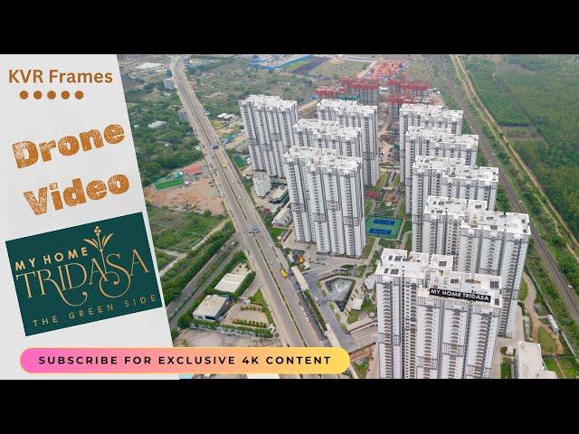 My Home Tridasa: Stunning 4K Aerial Tour of Modern Living  | Tellapur | Hyderabad