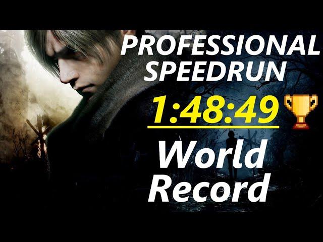 Resident Evil 4 Remake Professional Speedrun in 1:48:49