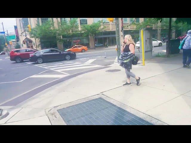 Taking a walk at Downtown Toronto