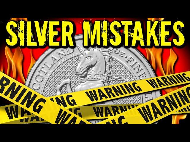 BEWARE OF SILVER STACKING MISTAKES!!!