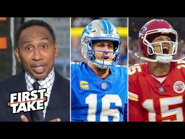 FIRST TAKE | "Championship DNA" - Stephen A. admits Chiefs & Lions are clear-cut 2 best teams in NFL