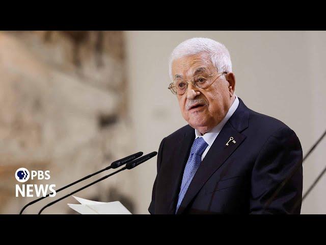 WATCH: Palestinian Authority president Mahmoud Abbas speaks at 2024 UN General Assembly